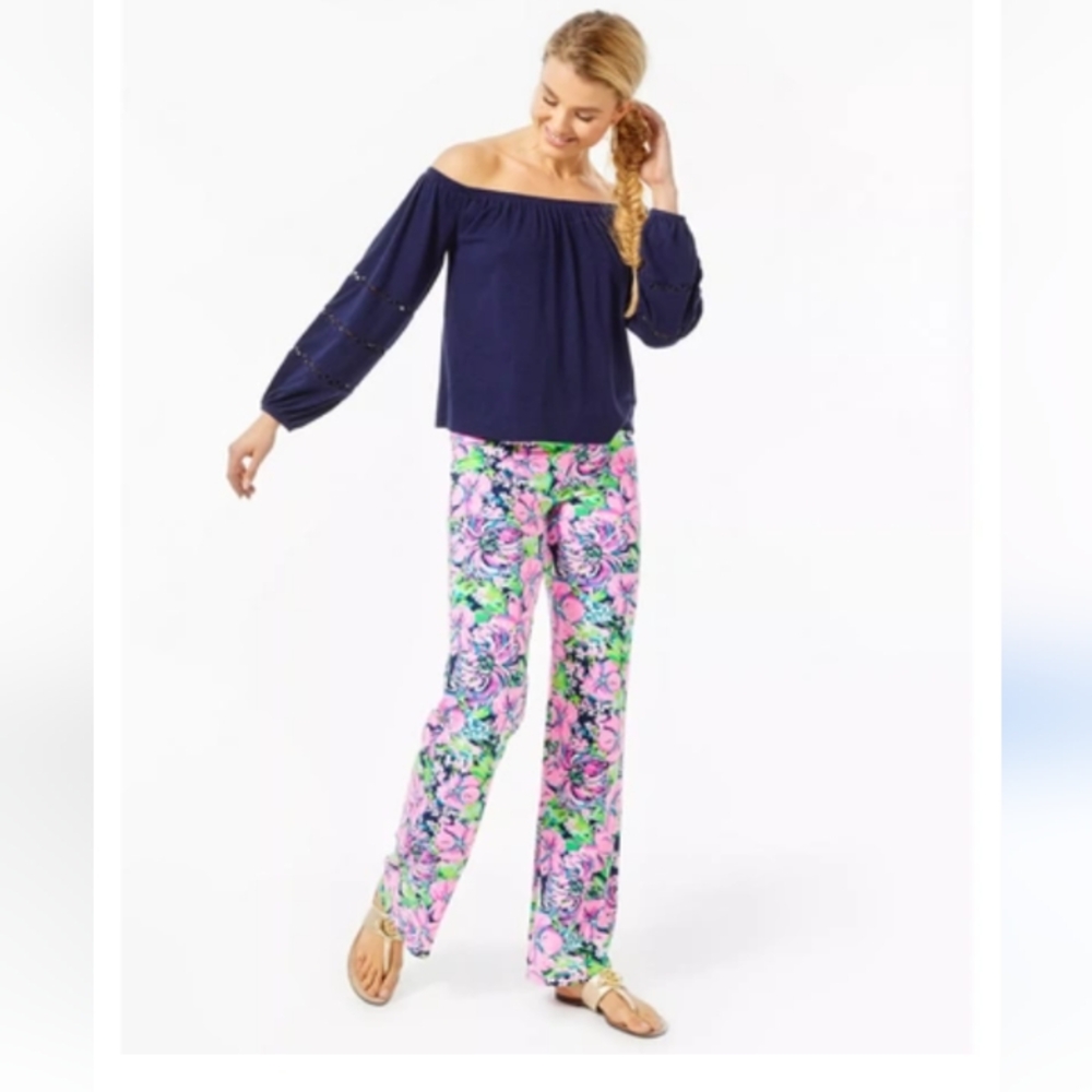 Lilly Pulitzer Georgia May Knit Palazzo Pants size XS